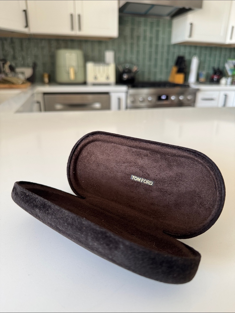 Tom Ford Black Velvet Eyewear Case